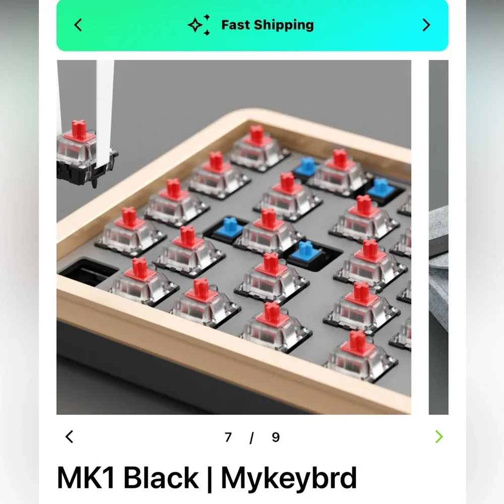 BRAND NEW MK1 Black | Mykeyboard